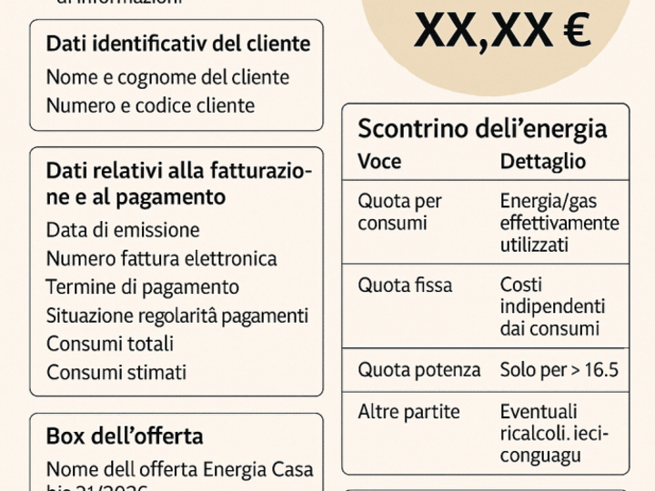 Dal 1° luglio 2025 la tua bolletta diventa ancora più chiara e semplice