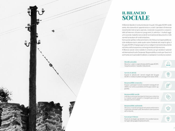 Pubblicazione del Bilancio Sociale 2020 del Gruppo ACSM